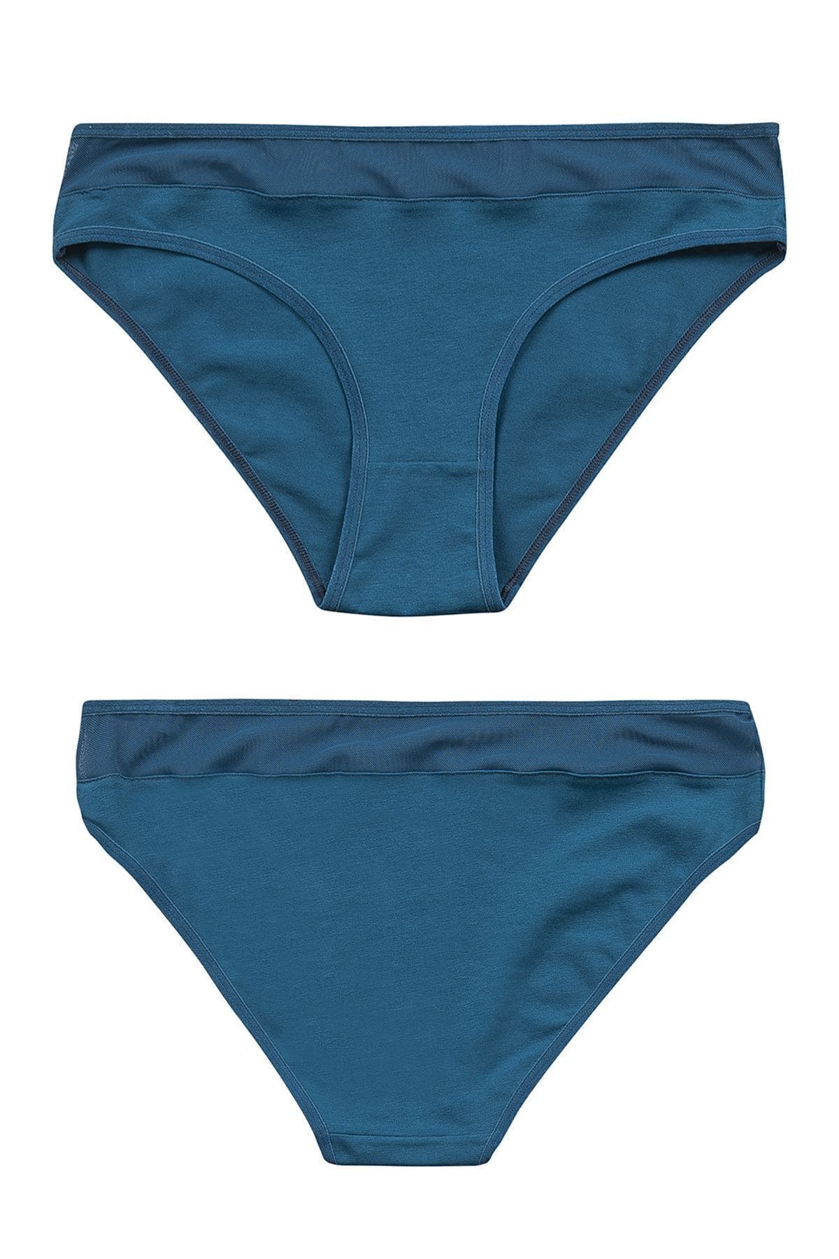 Özkan Yüksek Bel Pamuklu Esnek Slip Bikini Külot Özkan 26797 - Görsel 3