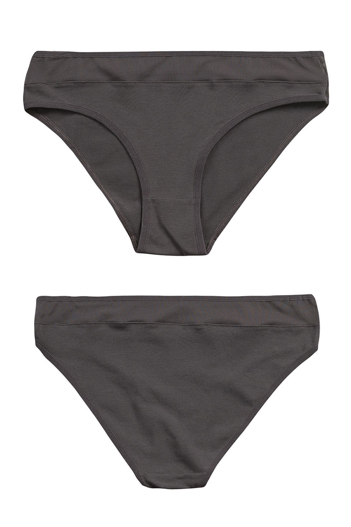 Özkan Yüksek Bel Pamuklu Esnek Slip Bikini Külot Özkan 26797 - Görsel 4