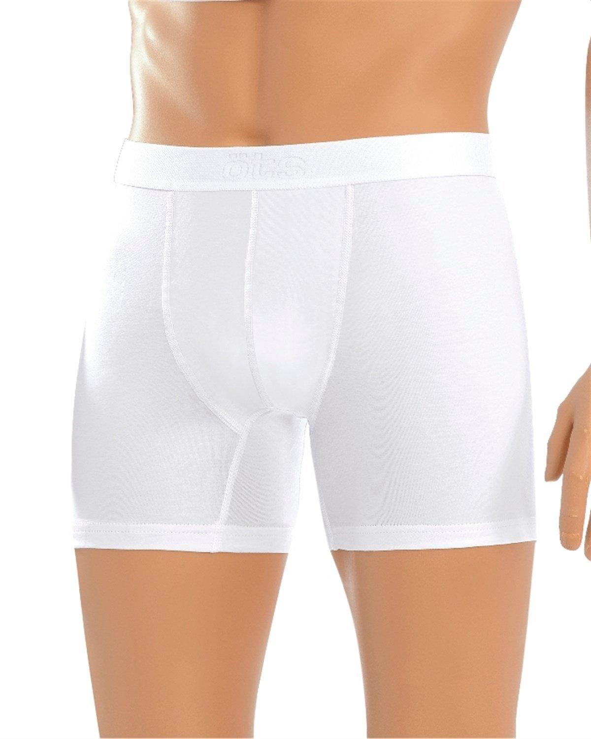 Pamuklu Esnek Bel Boxer Öts 2640 - Beyaz