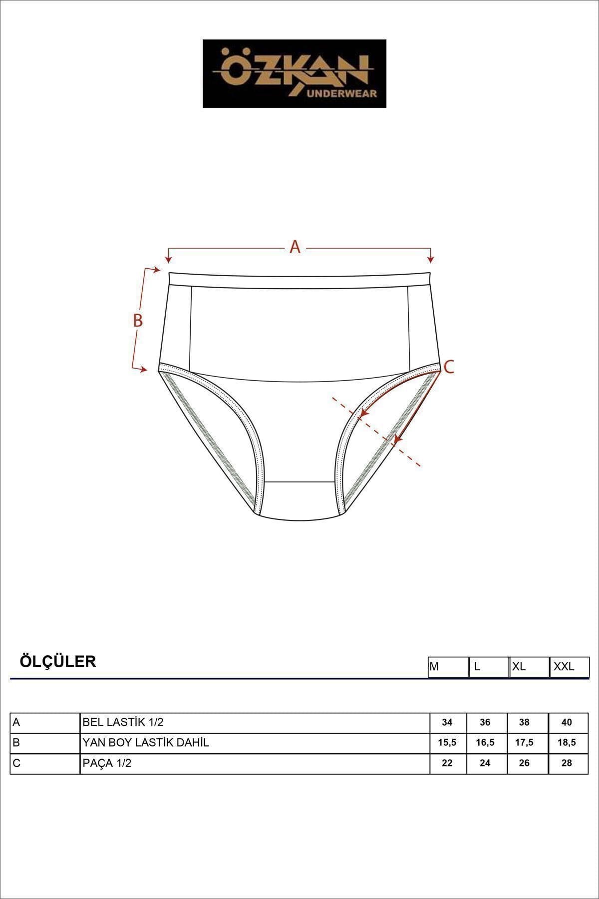 Pamuklu Yumuşak Esnek Hamile Lohusa Bato Külot Özkan 23582 - Beyaz