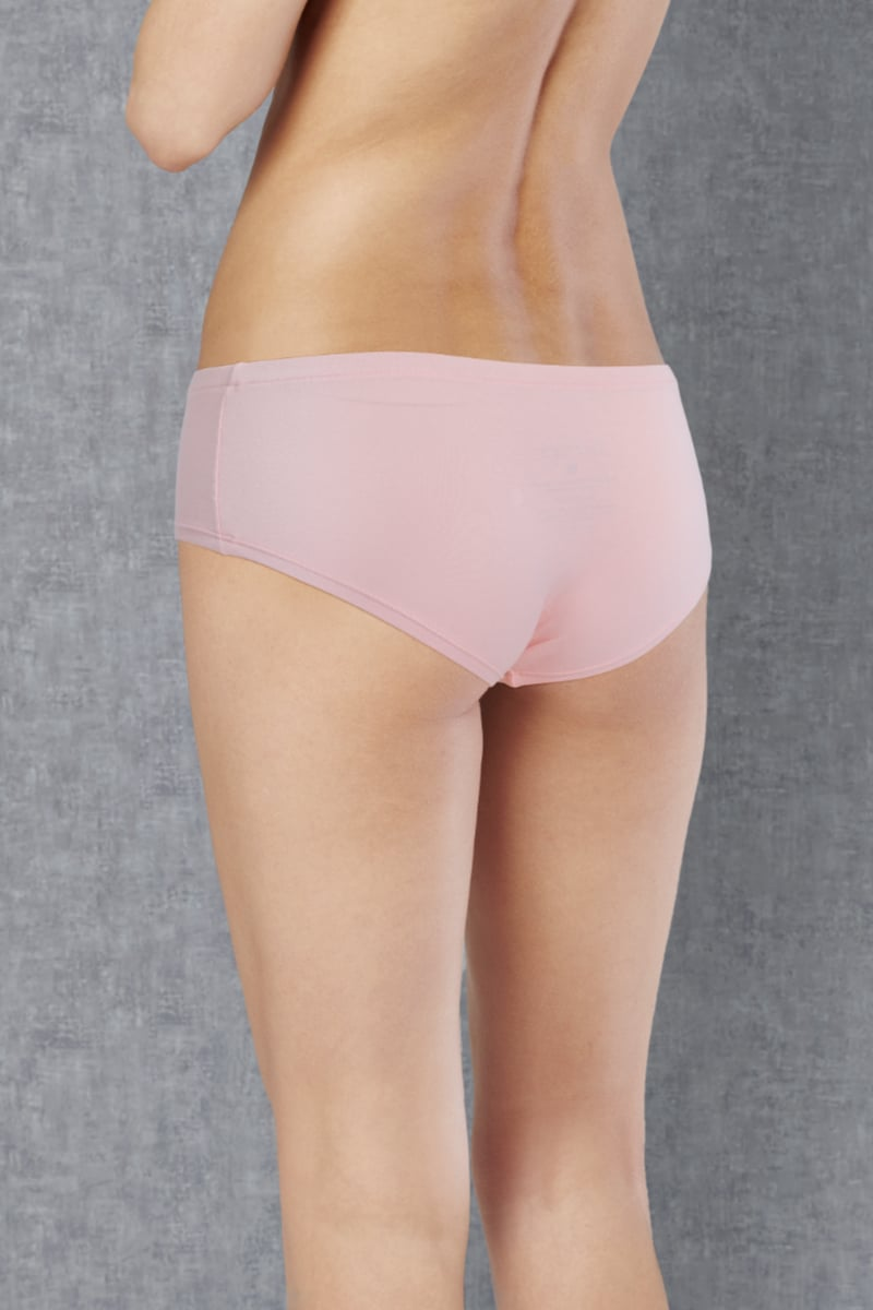 Pembe Çiçek Desenli Yüksek Bel Külot Doreanse 7128 - Renkli Desenli