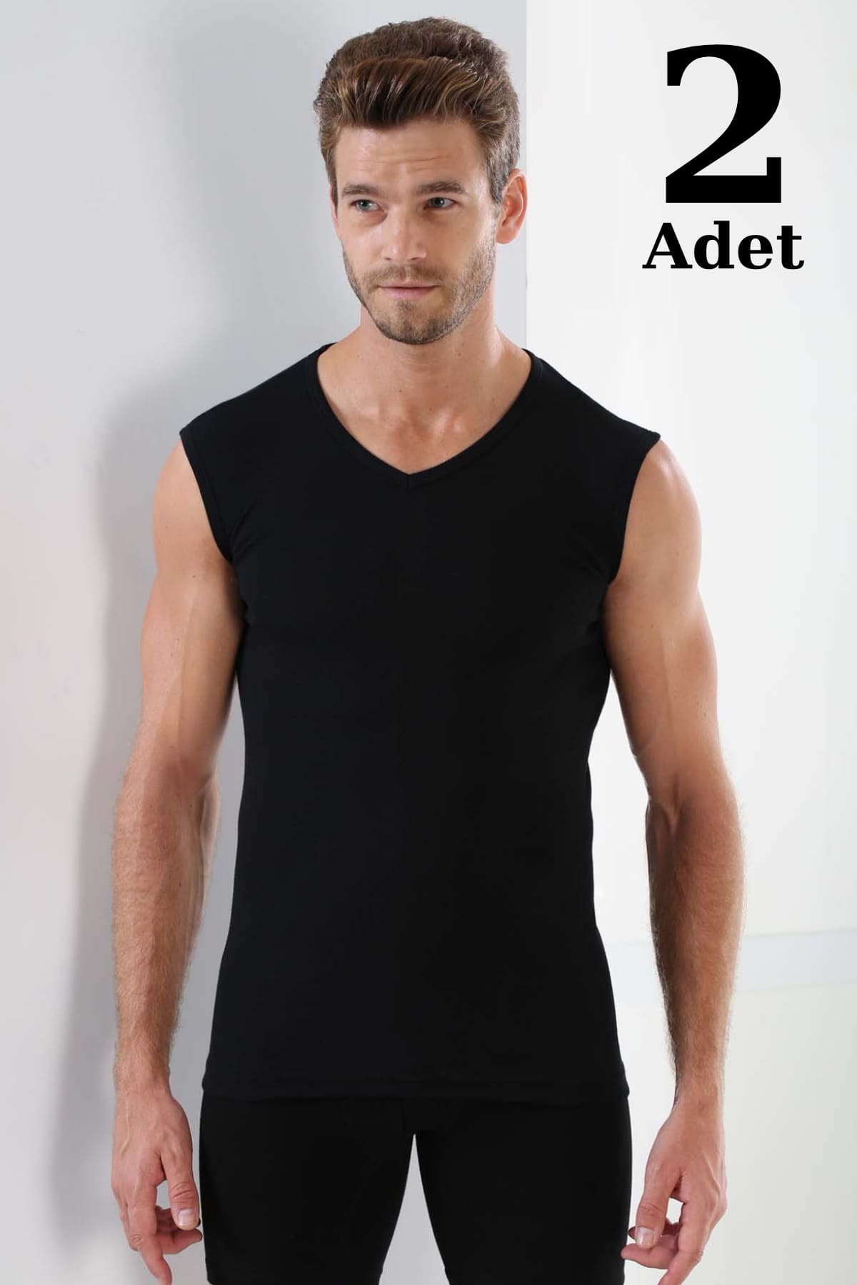 Ribana Kolsuz Siyah Atlet Arma 1115 - Siyah