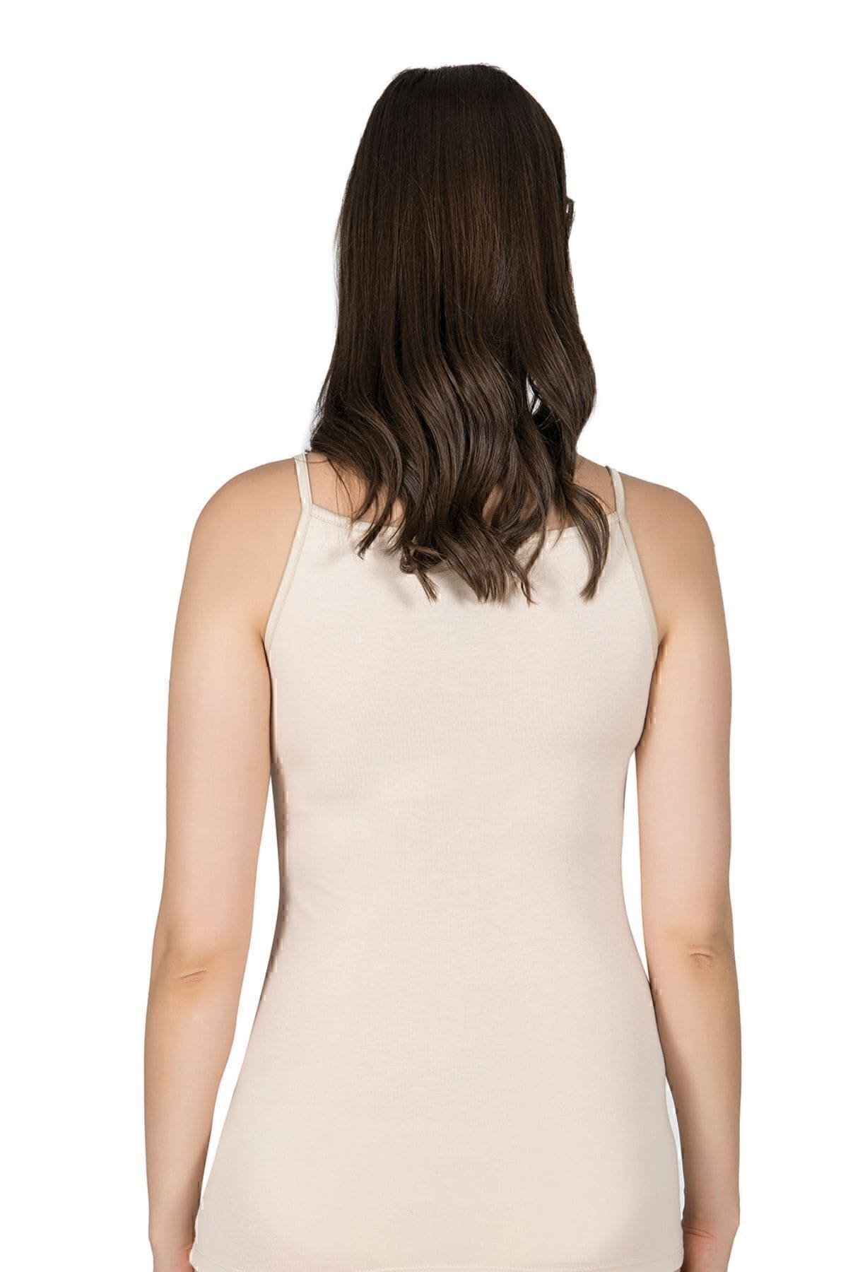 Pamuklu Modal İnce Askılı Kadın Atlet Özkan 20586 - Ten