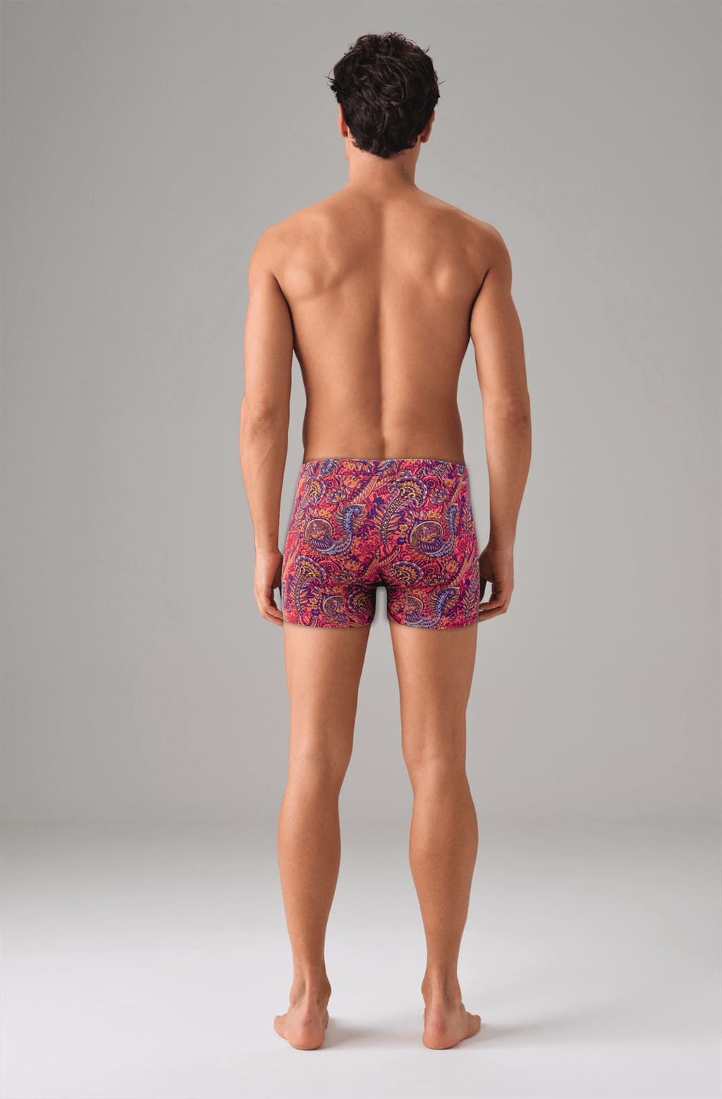 Şahmeran Desenli Pamuklu Erkek Boxer Doreanse 1721 - Turuncu