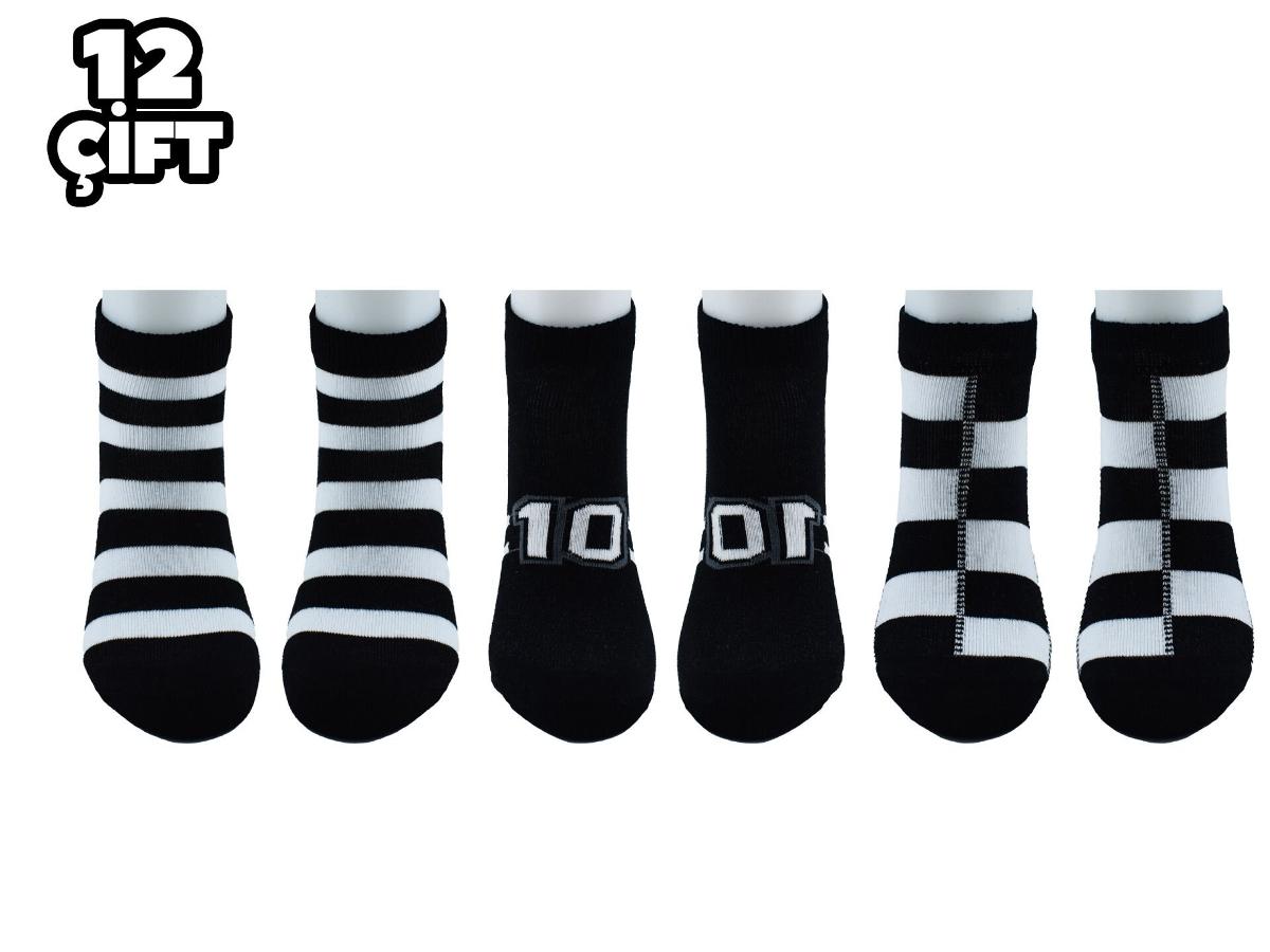 Pamuk Oranı Yüksek Soket Çorap Şirin 005 - Asorti