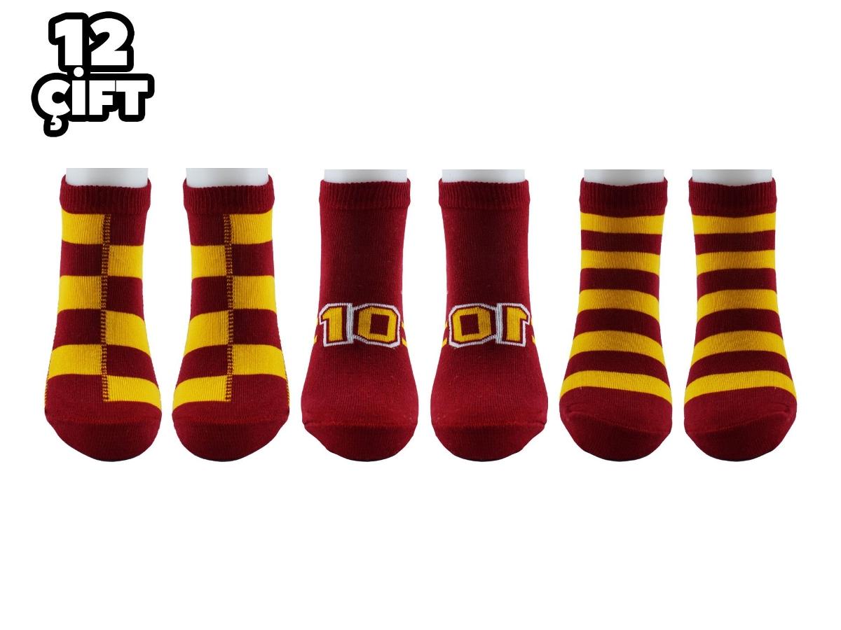 Pamuklu Kaydırmaz Taban Çocuk Soket Çorap Şirin 005 - Asorti