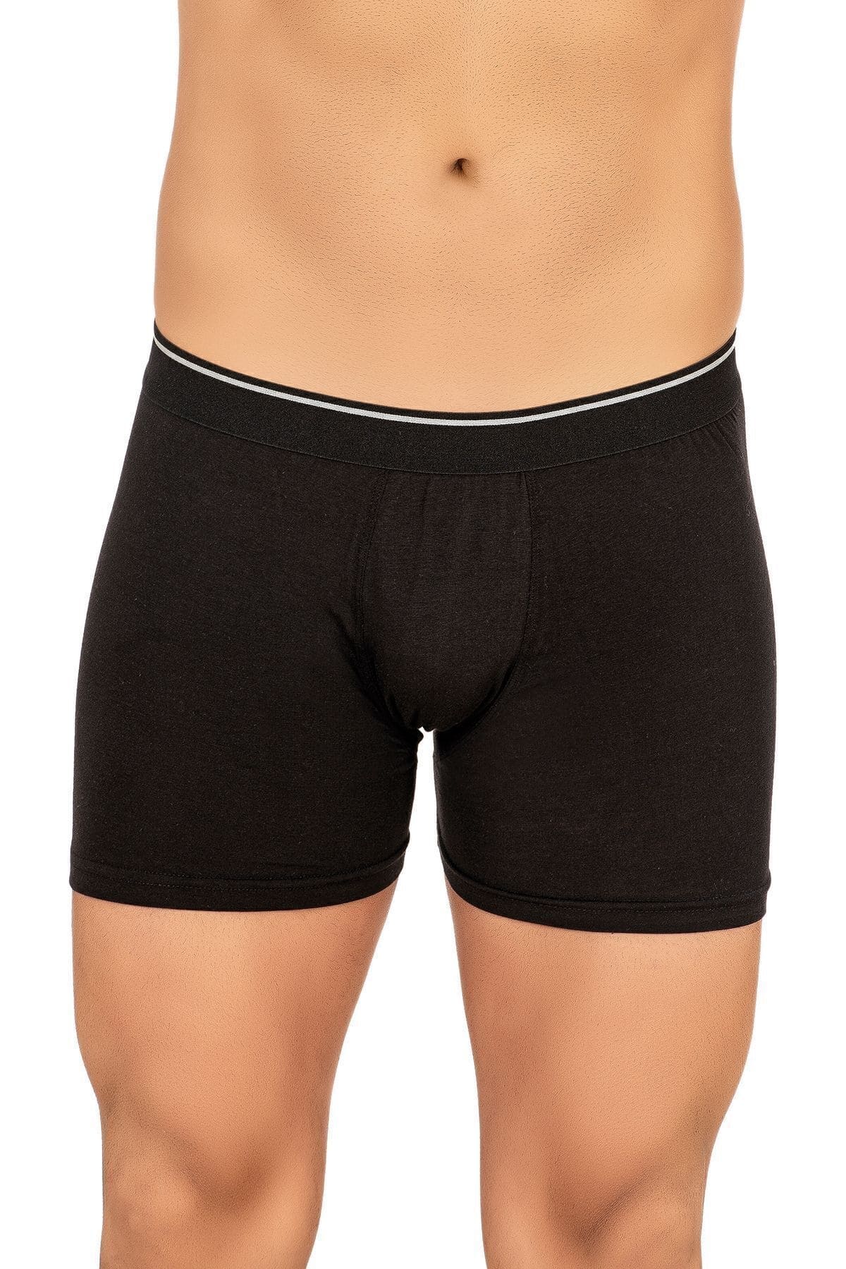 Pamuk Modal Esnek Boxer Şort Özkan 11256 - Siyah