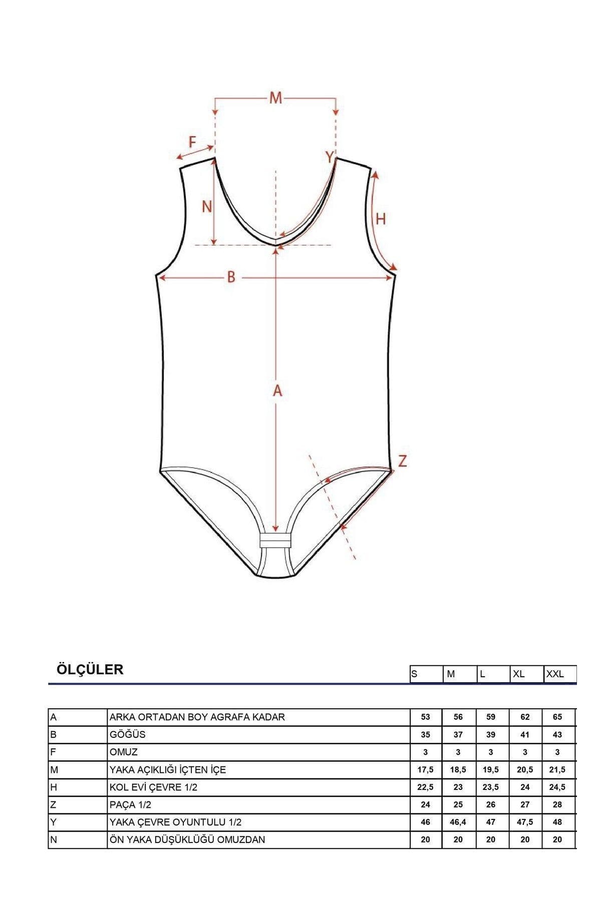 Özkan Kalın Askılı Pamuklu Modal Sıfır Kol Body Özkan 26599 - Görsel 5