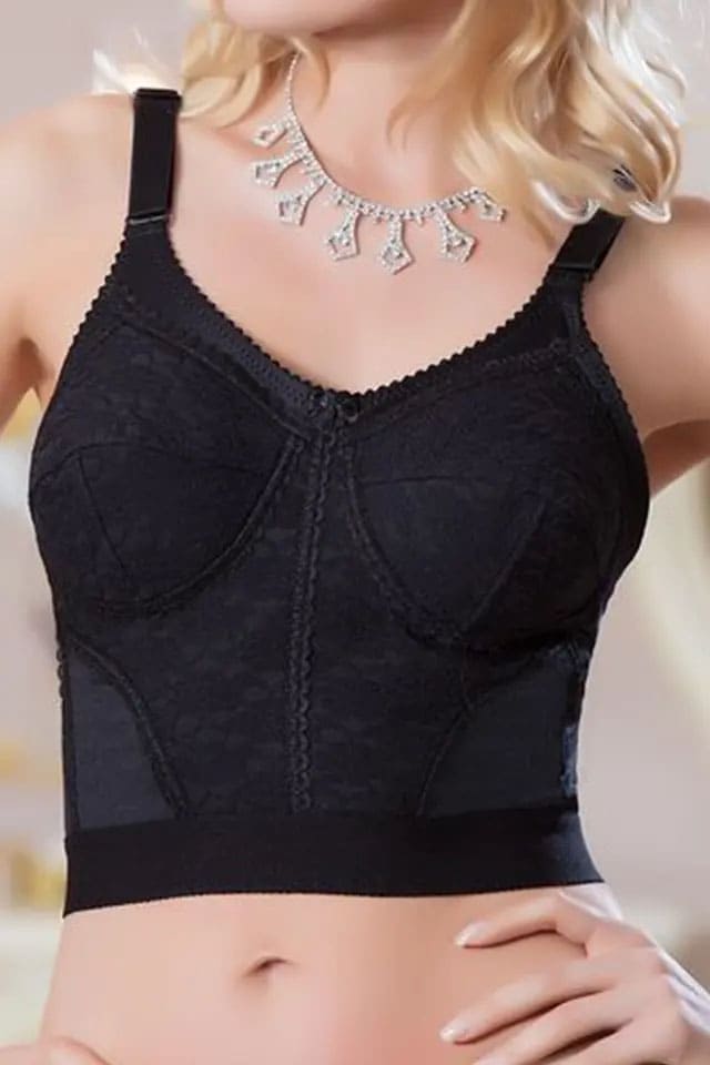 Pera Fitol Siyah Jartiyer Kemeri ile Set Mideli Sütyen Pera Fitol 5051