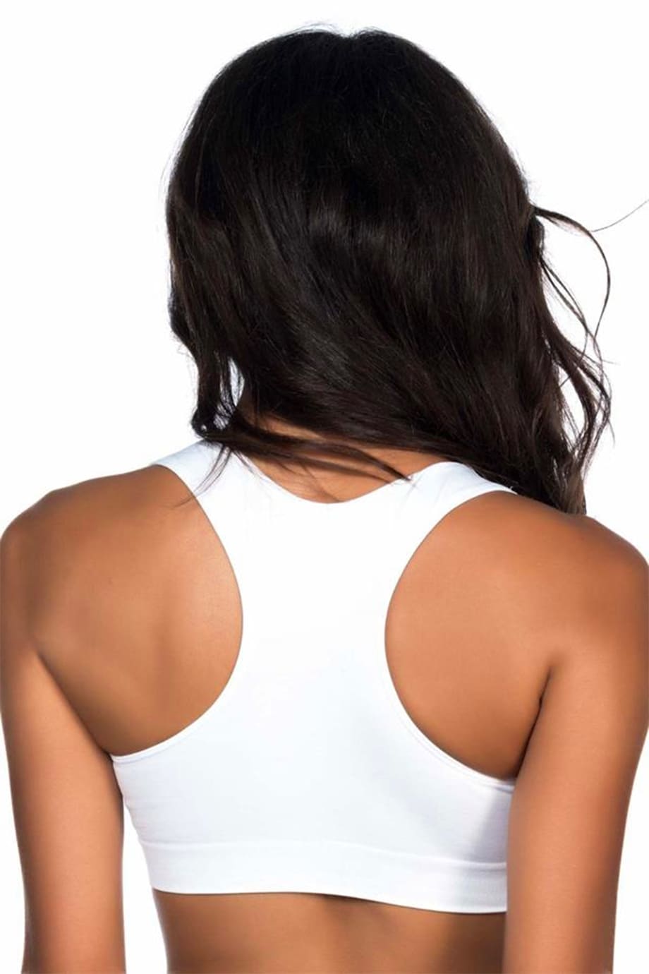 Dikişsiz Pedli Yüksek Bel Korse Sütyen Pera Fitol 5050 - Beyaz