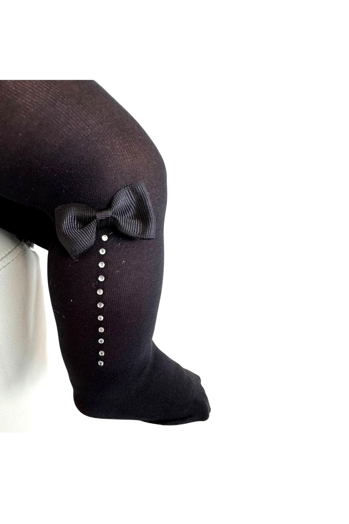 Polyamid Elastan Bebek Külotlu Çorap Siyah Daymod 2142038 - Siyah