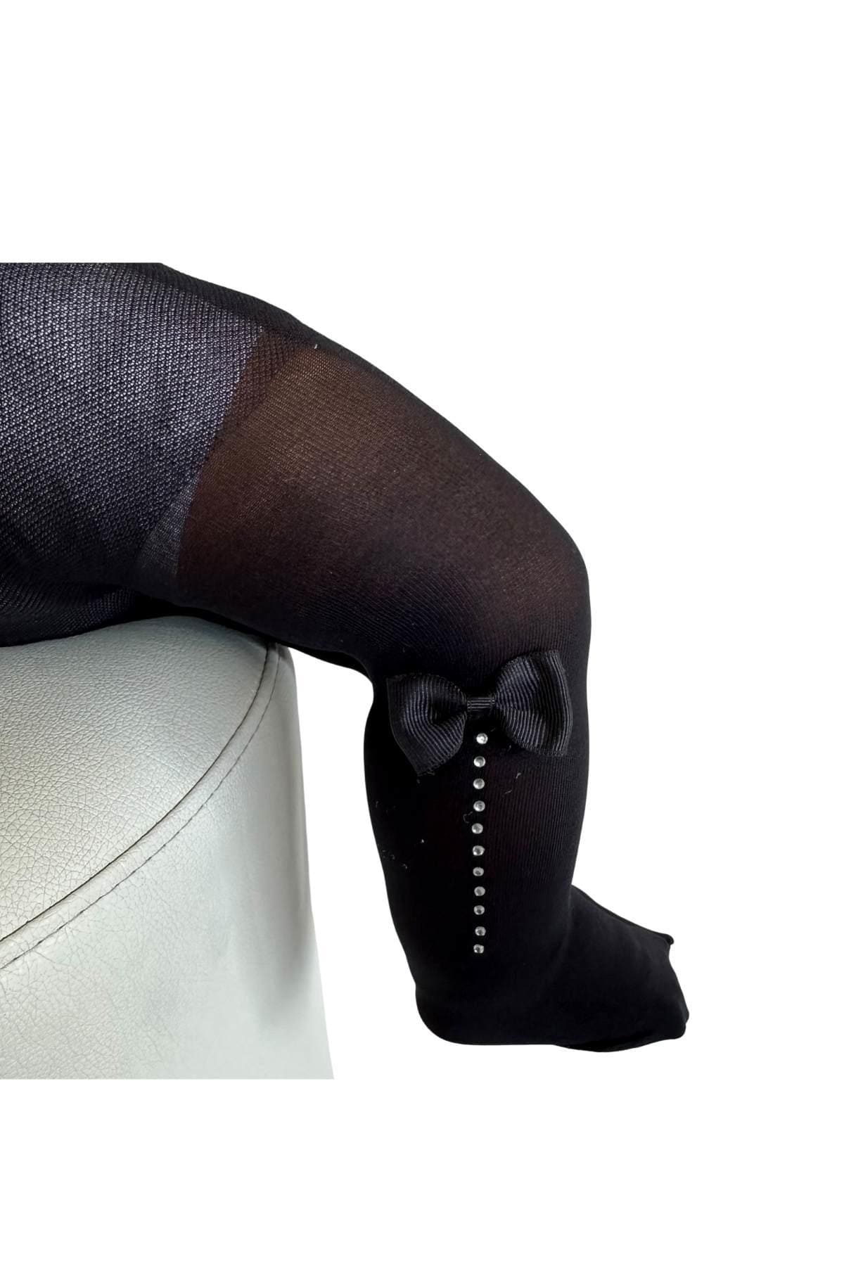 Polyamid Elastan Bebek Külotlu Çorap Siyah Daymod 2142038 - Siyah