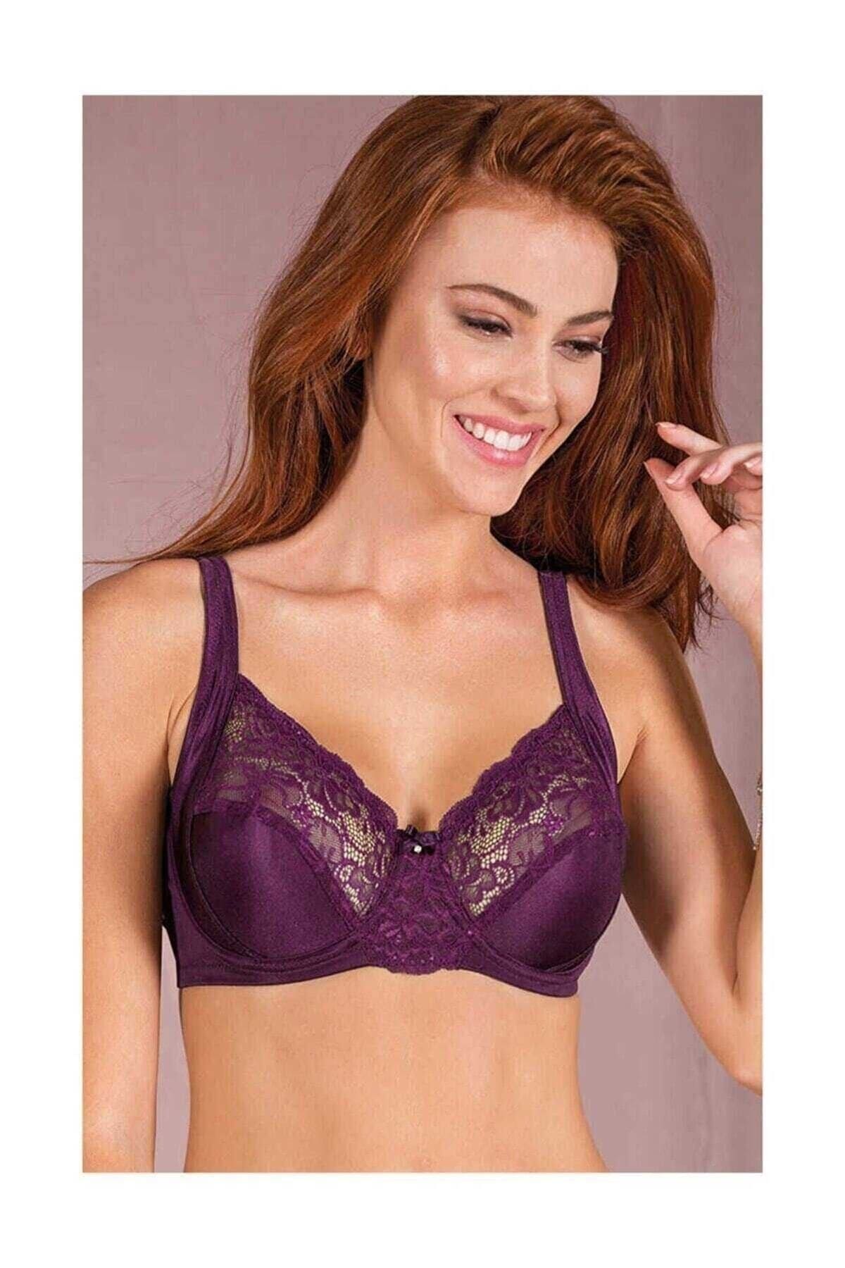 Yeni İnci Tam Kap Dantelli Minimizer Sütyen Yeni İnci 1635 - Görsel 4