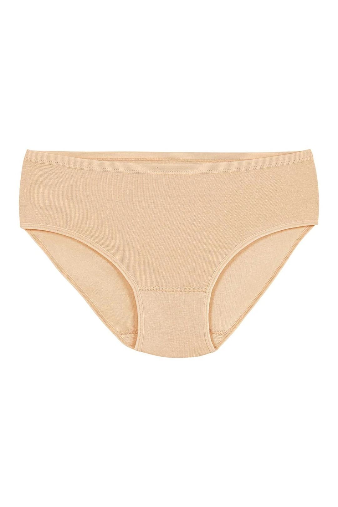 Pamuklu Yüksek Bel Bato Külot 6'lı Paket Yıldız 3777 - Ten