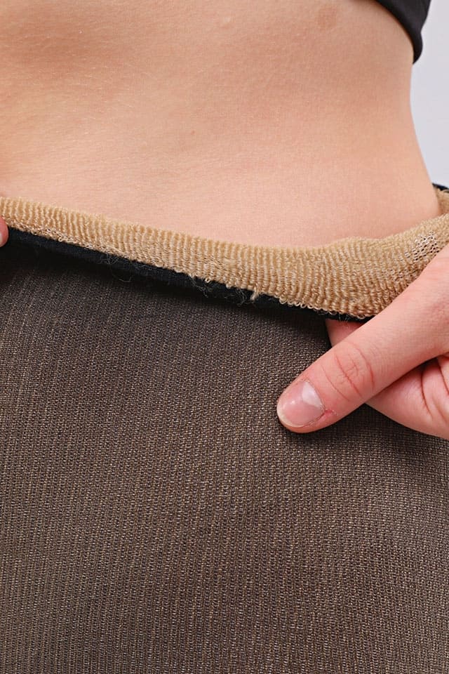 Pera Fitol Ten Görünümlü Peluş Tayt Yüksek Bel Pera Fitol 8023 - Görsel 5