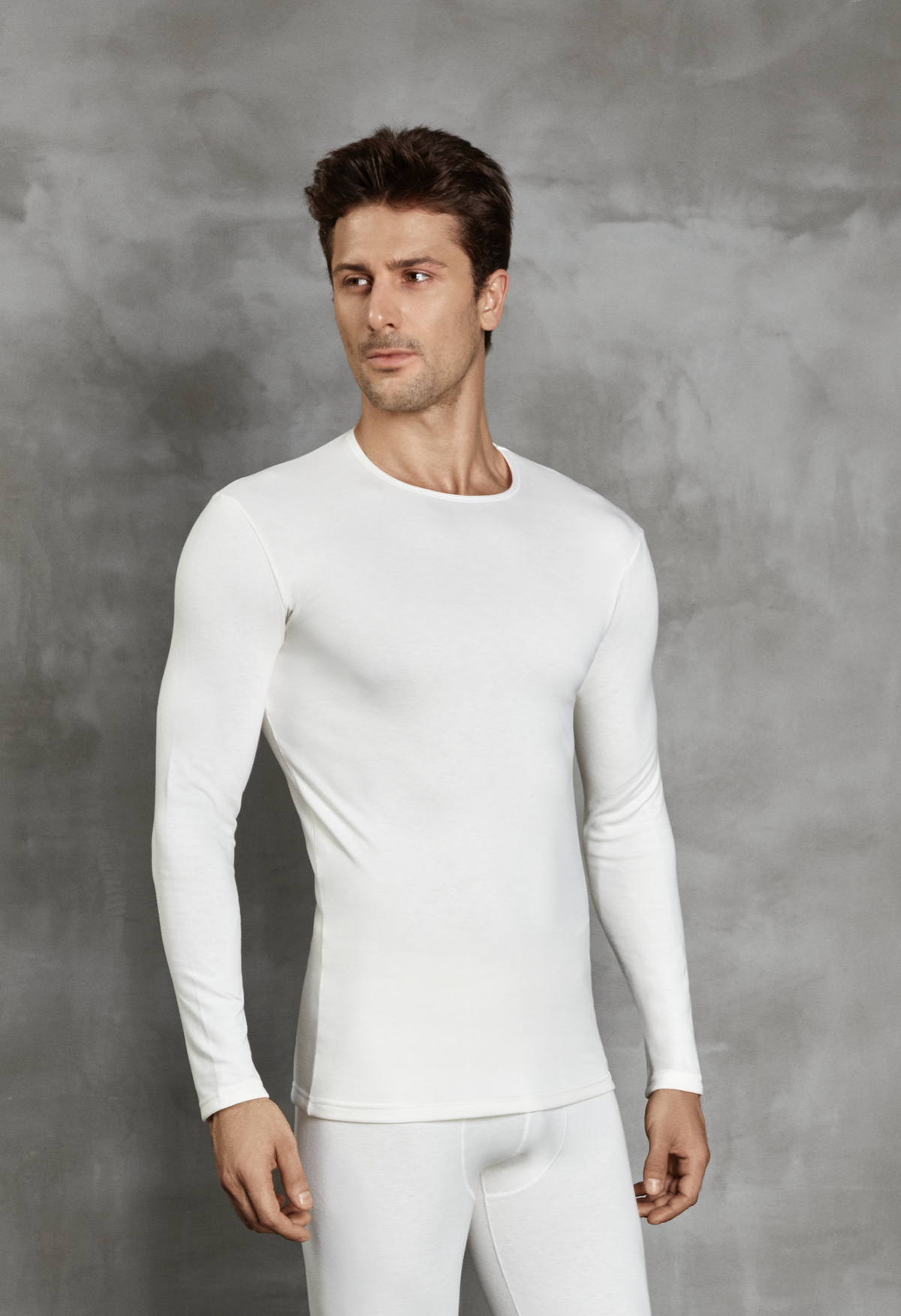 Fırçalı İç Yüzey Termal Uzun Kollu T-shirt Doreanse 2965 - Siyah