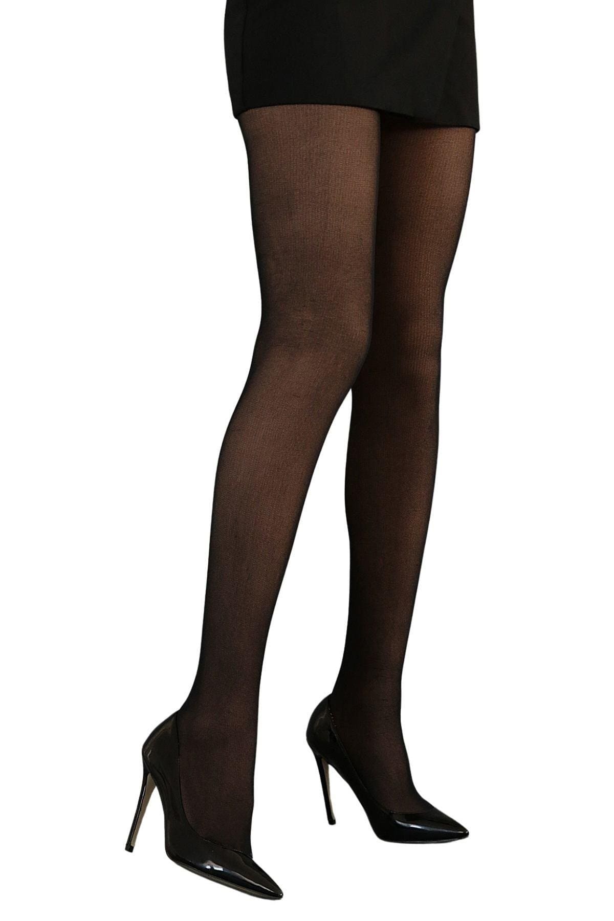 Daymod Termal Yüksek Bel Külotlu Çorap Siyah Daymod 1118001 - Görsel 3