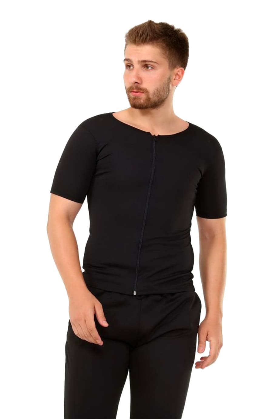 Pera Fitol Ribana Pamuklu Fermuarlı Termal Eşofman Takım Pera Fitol 9055 - Görsel 4