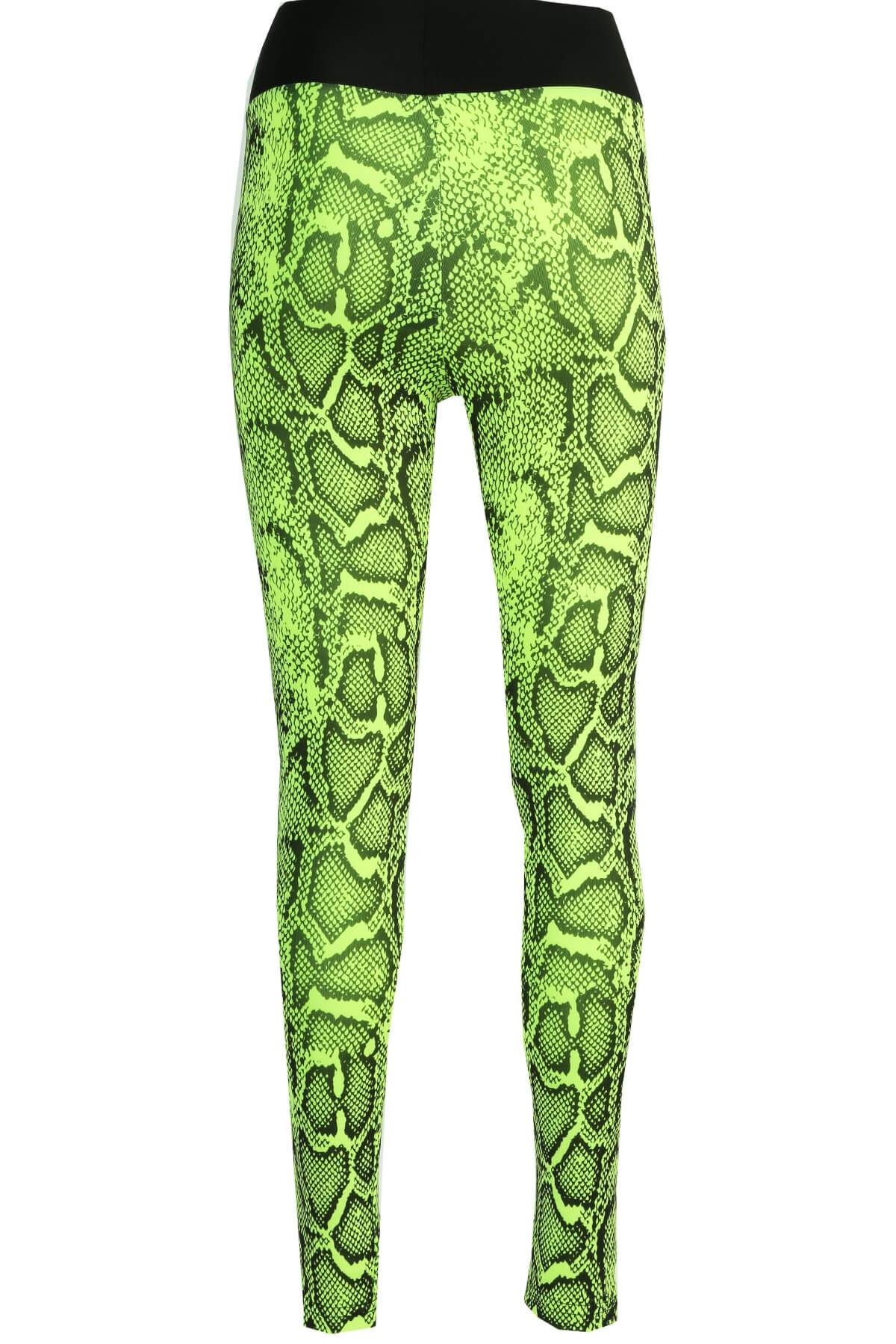 Yüksek Bel Esnek Kadın Tayt Derya Kurşun 02 - Fıstık Yeşili