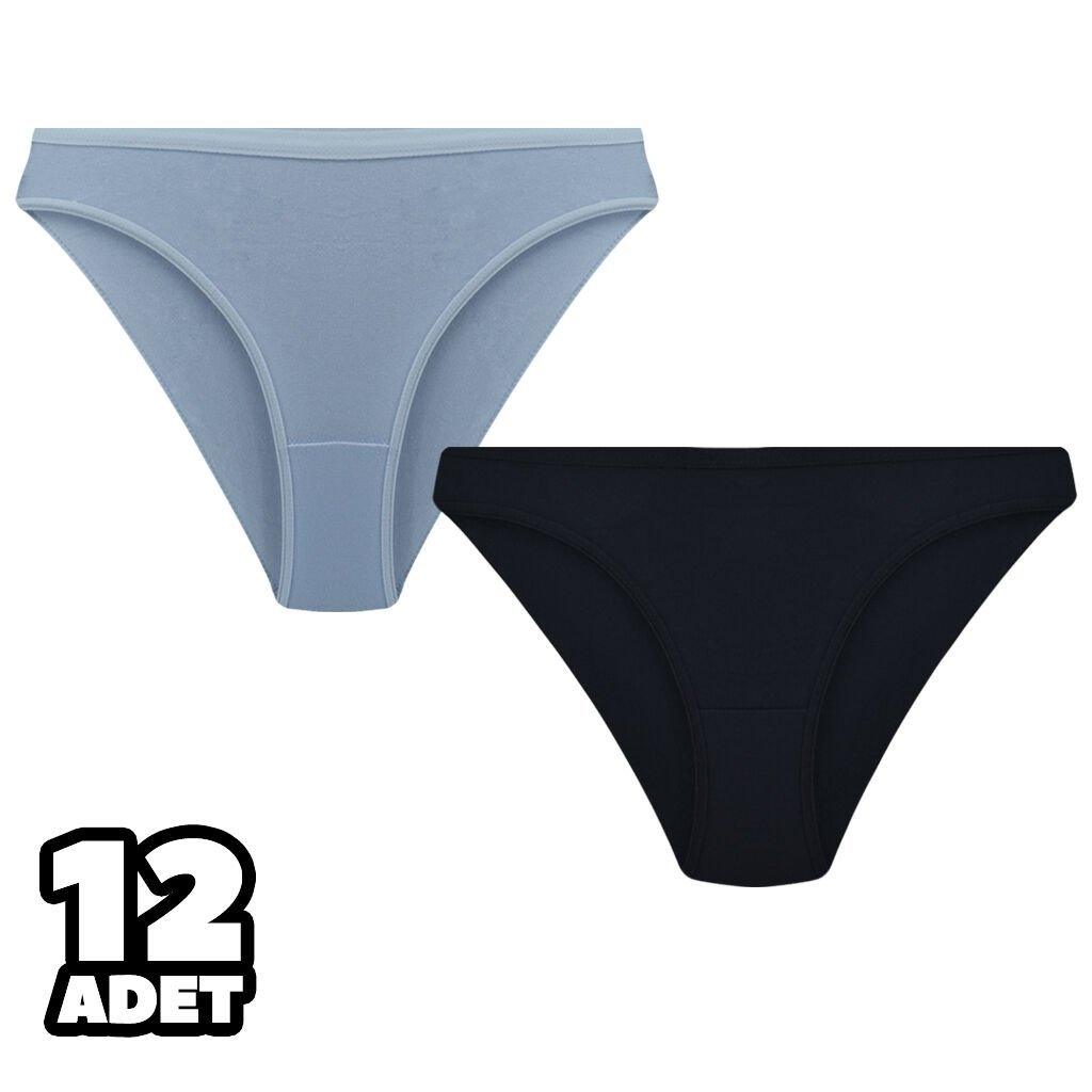 Tutku Yüksek Pamuk Oranı Dikişsiz Slip Külot Tutku 0635