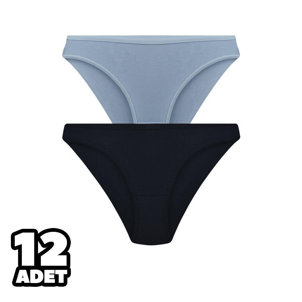 Tutku Yüksek Pamuk Oranı Dikişsiz Slip Külot Tutku 0635 - Görsel 2