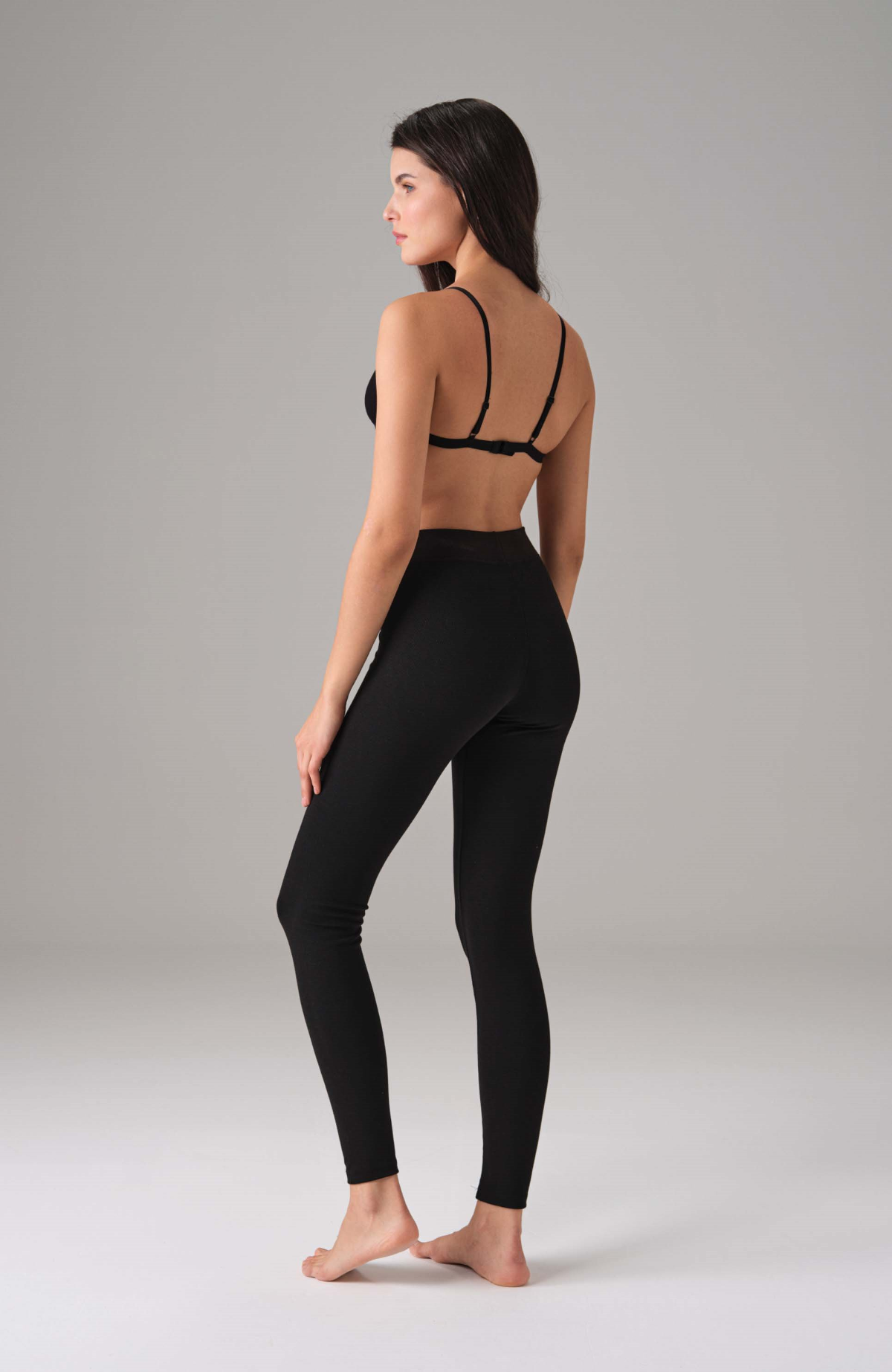 Dantel Detaylı Üçgen Dolgusuz Pamuklu Sütyen Doreanse 5544 - Siyah