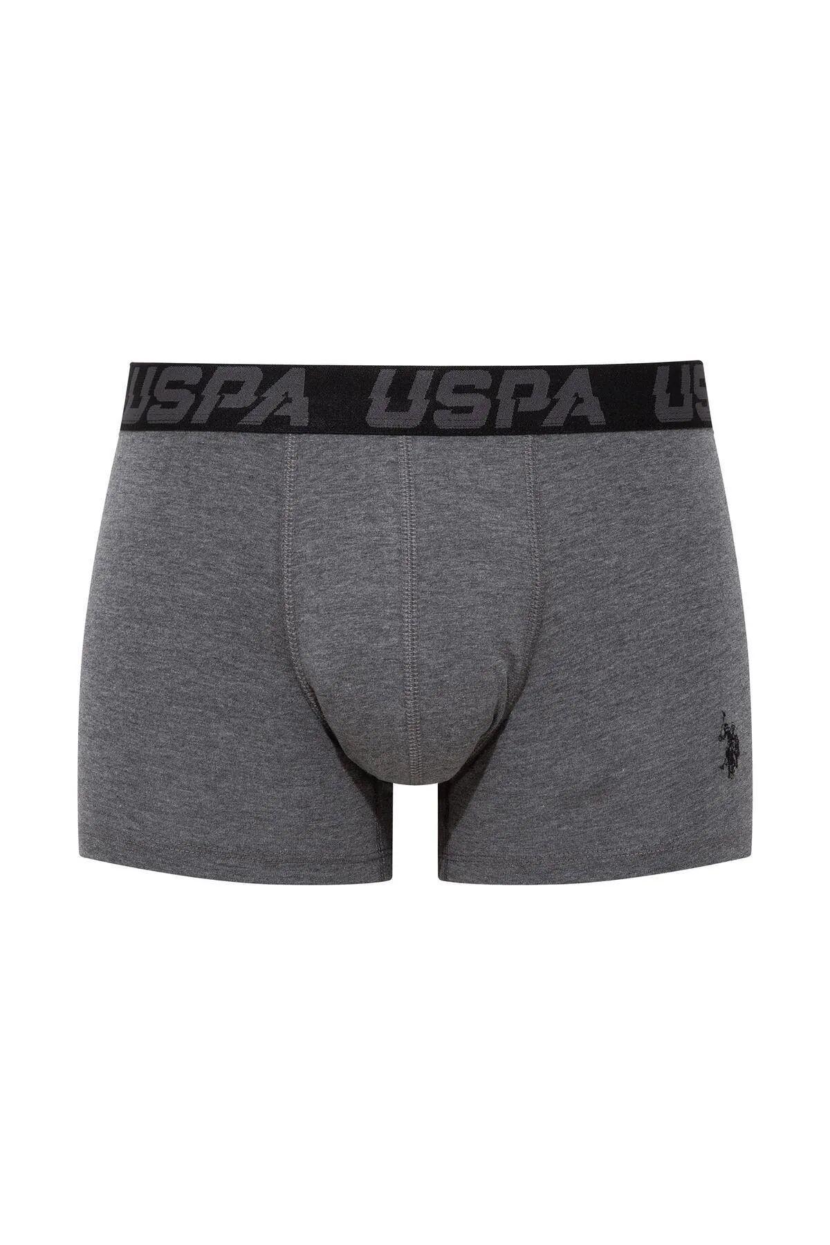 Pamuklu Dikişli 3'lü Boxer Seti Us. POLO Assn. 80496 - Görsel