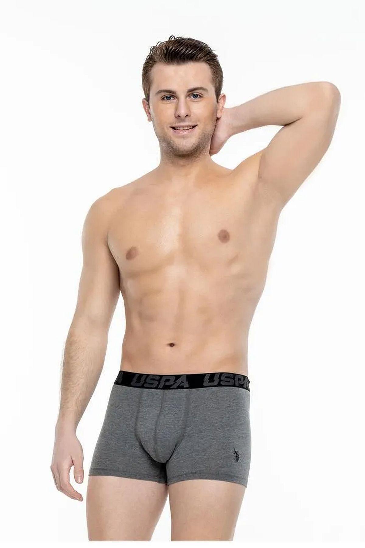 Pamuklu Dikişli 3'lü Boxer Seti Us. POLO Assn. 80496 - Görsel