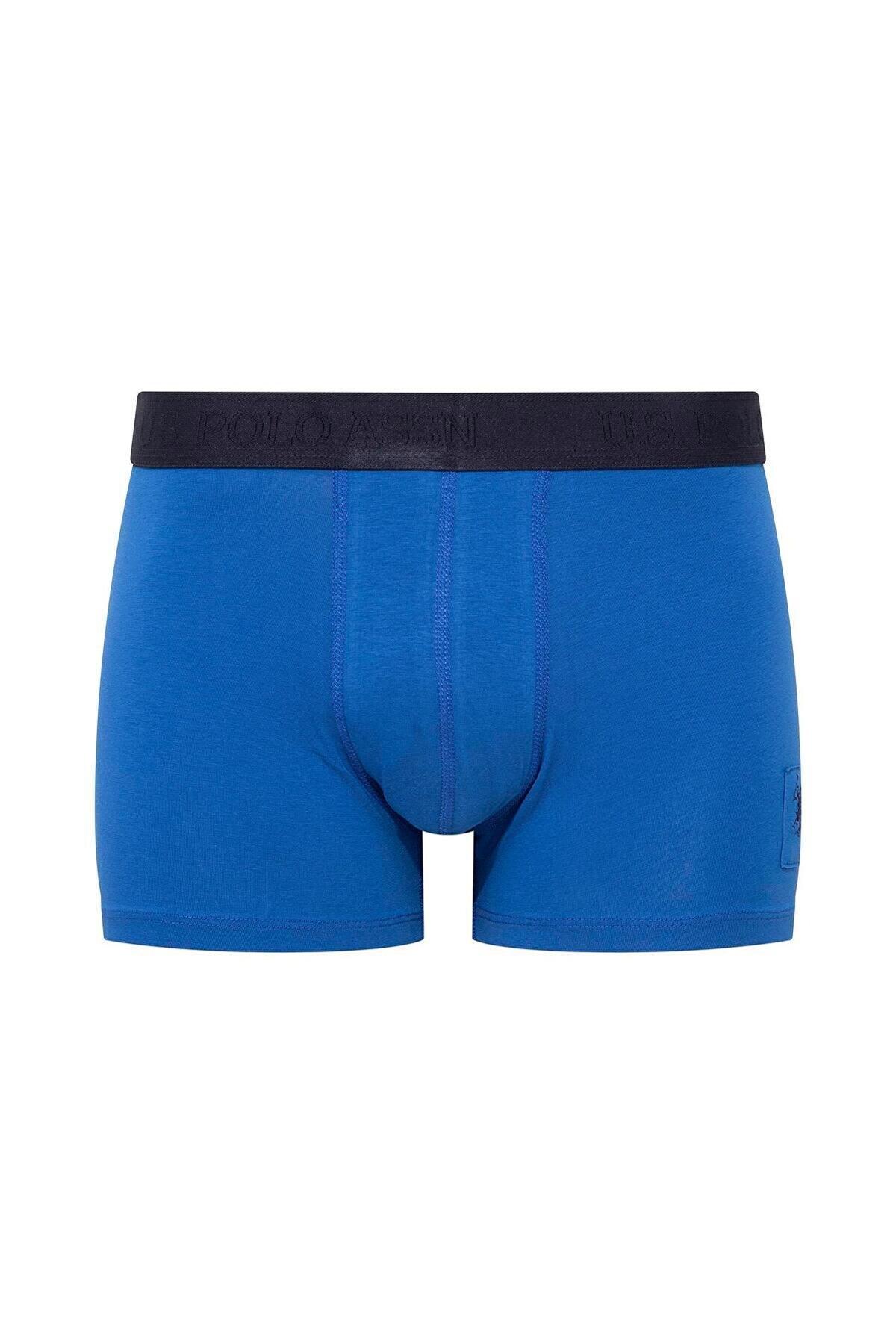 Modal Pamuklu Dikişsiz Erkek Boxer U.S. Polo Assn. 80504 - Lacivert