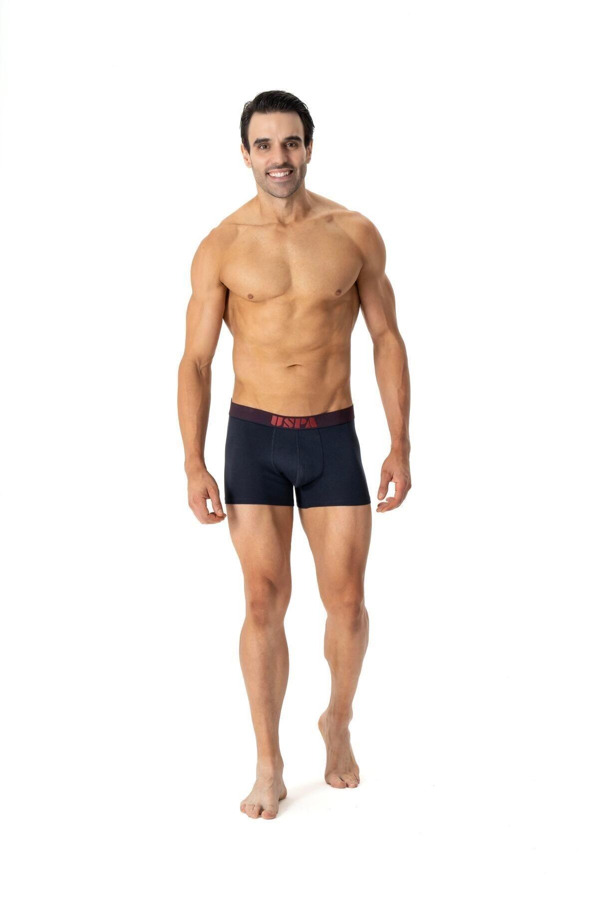 Us. POLO Assn. Pamuklu Esnek Bel Lastiği Erkek Boxer U.S. Polo Assn. 80521 - Görsel 5