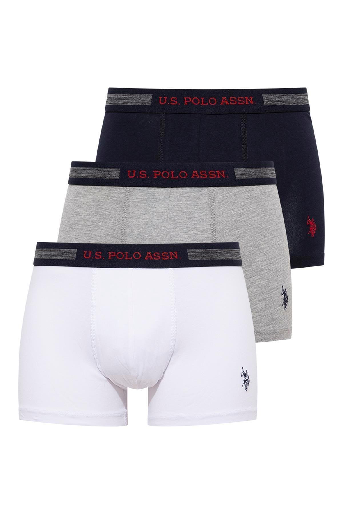 Esnek Bel Lastiği ve Modal Kumaşlı Erkek Boxer U.S. POLO Assn. 90004 - Lacivert