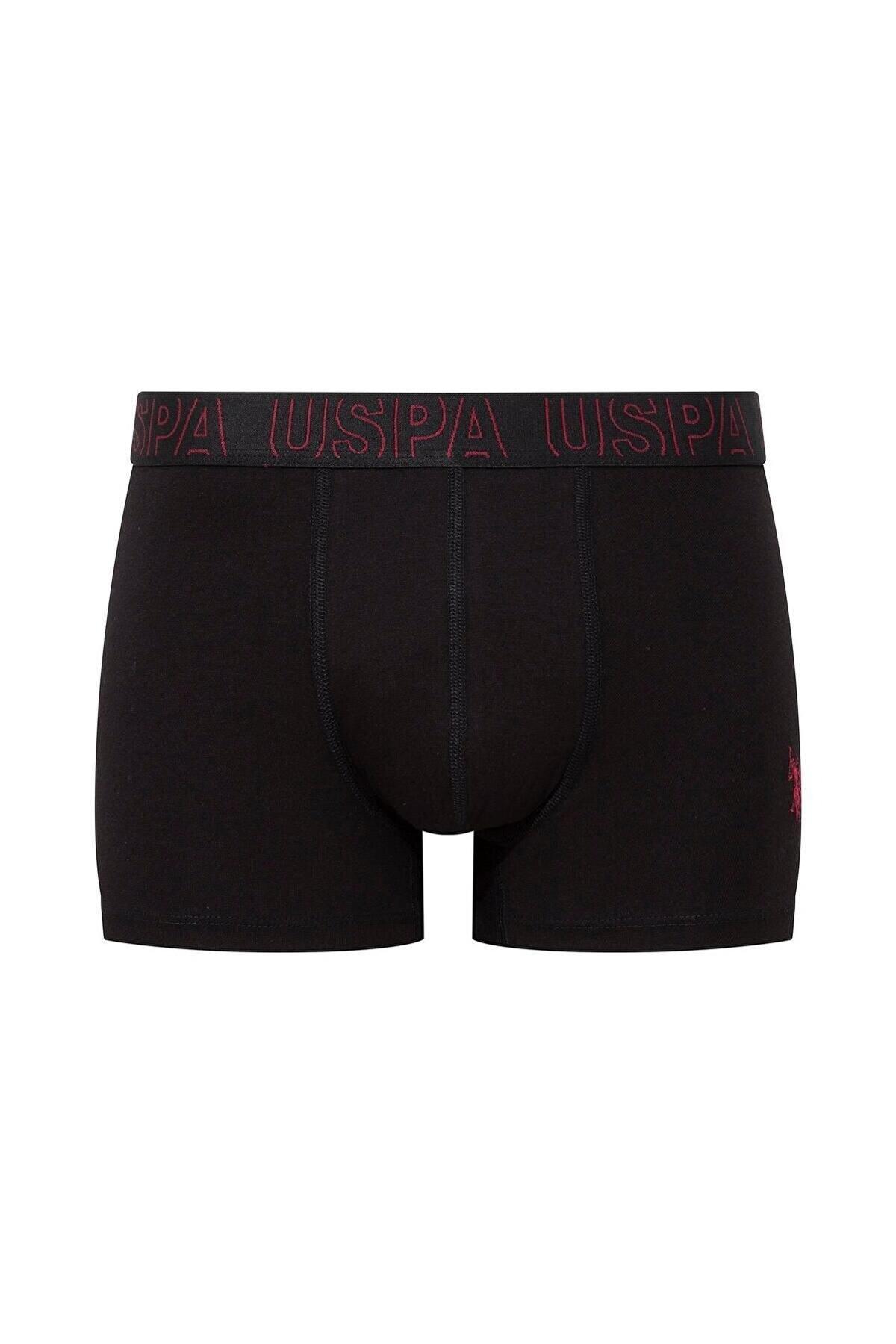 Us. POLO Assn. Pamuklu Esnek Bel Lastiği 3'lü Boxer Us. POLO Assn. 80518 - Görsel 2