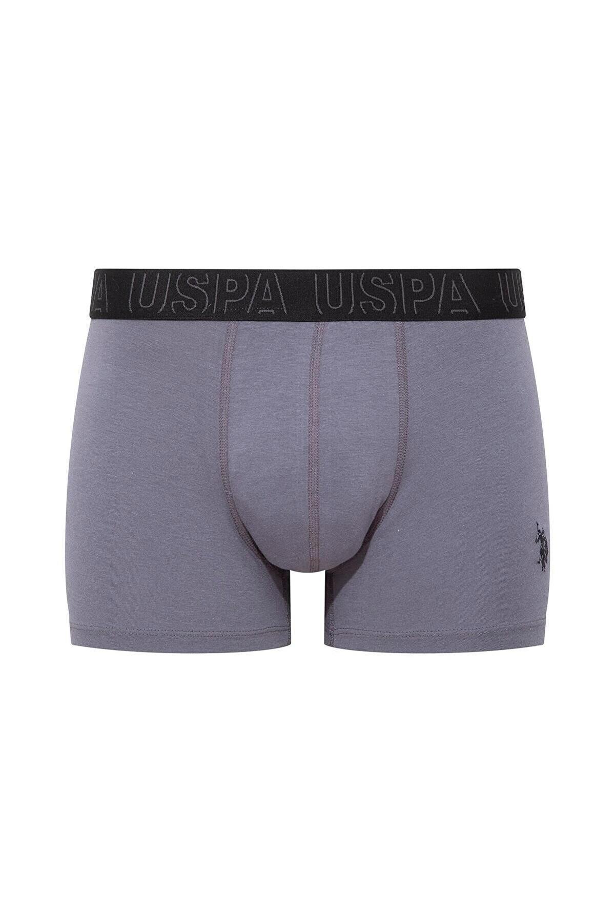 Us. POLO Assn. Pamuklu Esnek Bel Lastiği 3'lü Boxer Us. POLO Assn. 80518 - Görsel 3