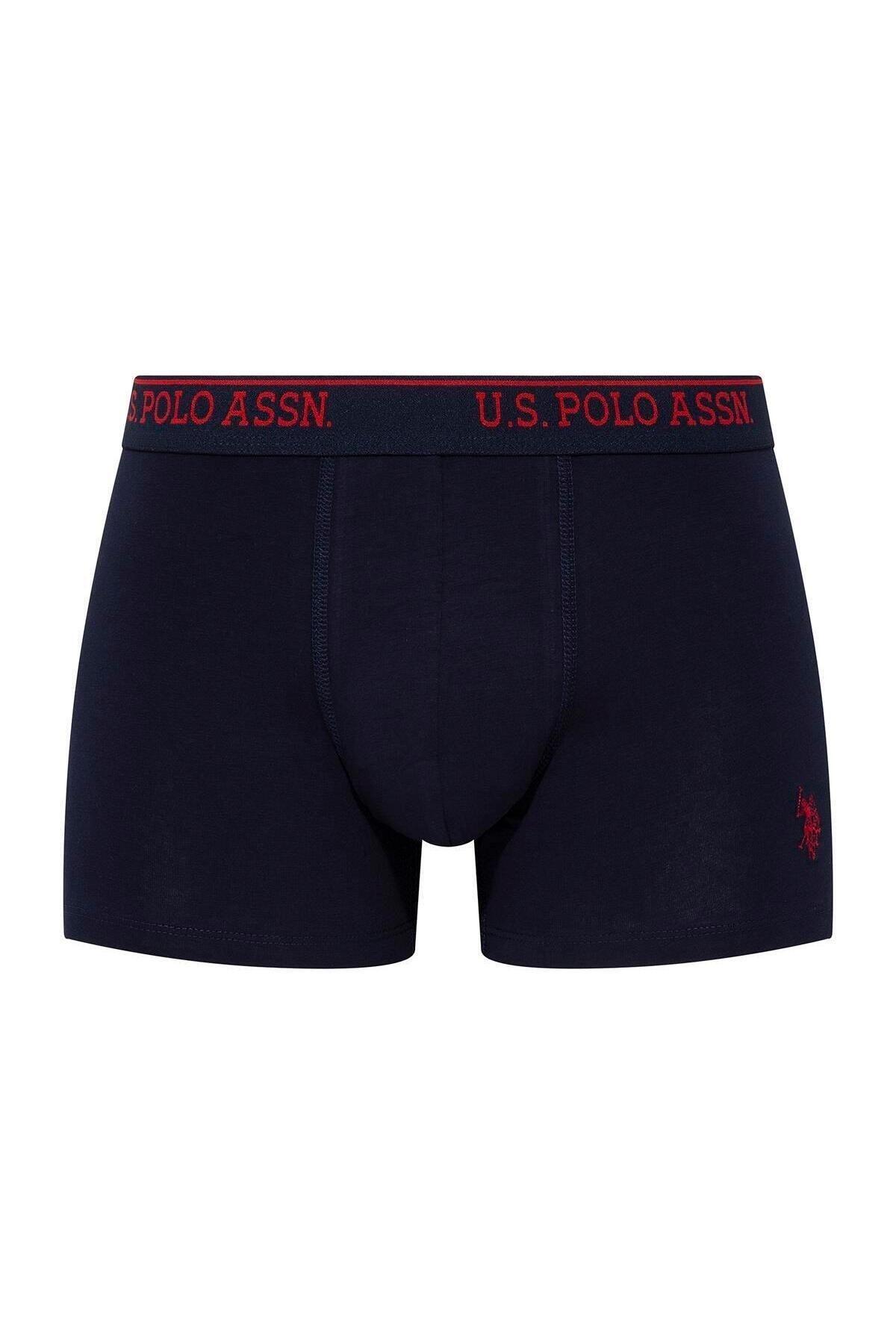 Us. POLO Assn. Pamuklu Düz Dikişli Erkek Boxer U.S. Polo Assn. 90005 - Görsel 3
