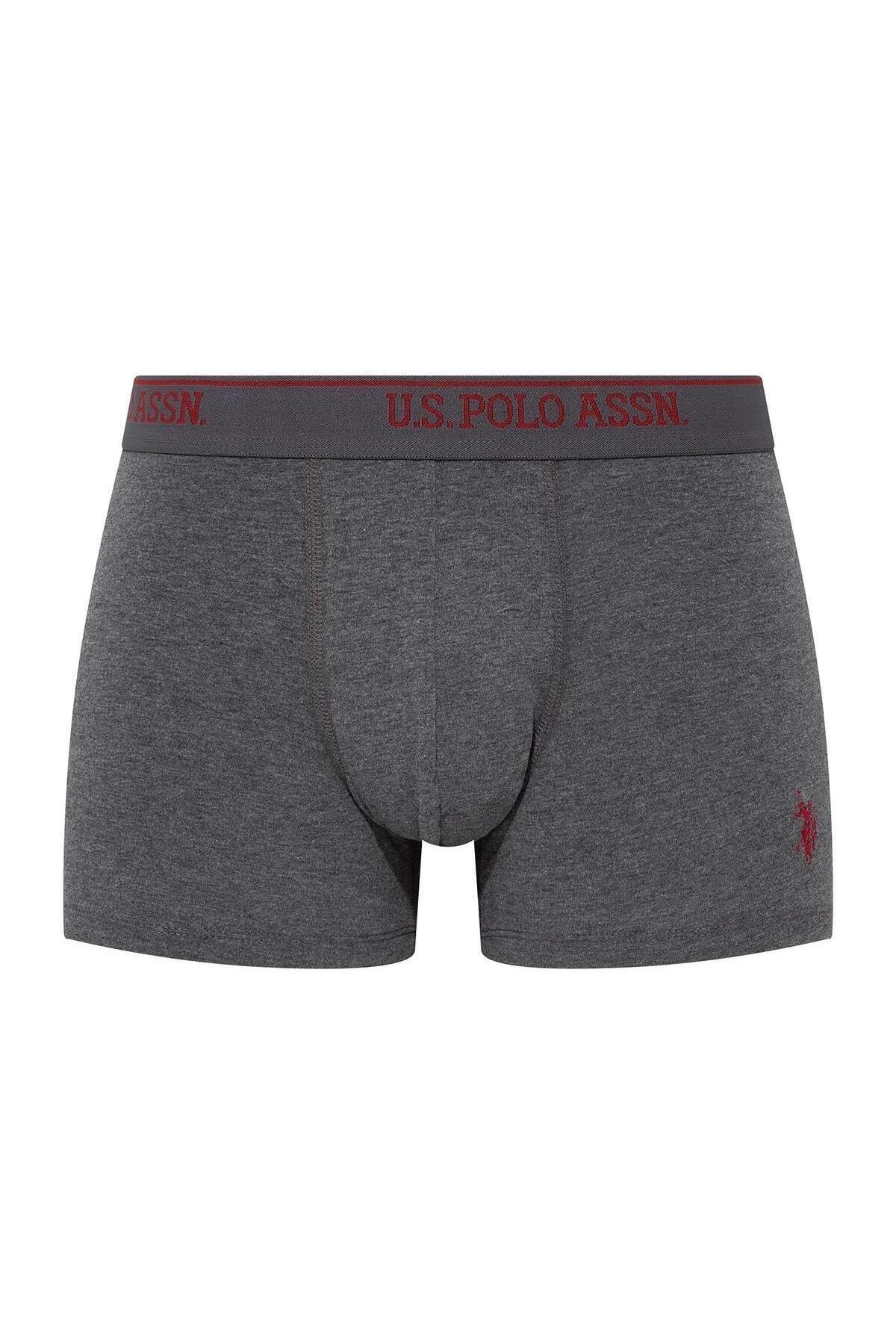 Us. POLO Assn. Pamuklu Düz Dikişli Erkek Boxer U.S. Polo Assn. 90005 - Görsel 4