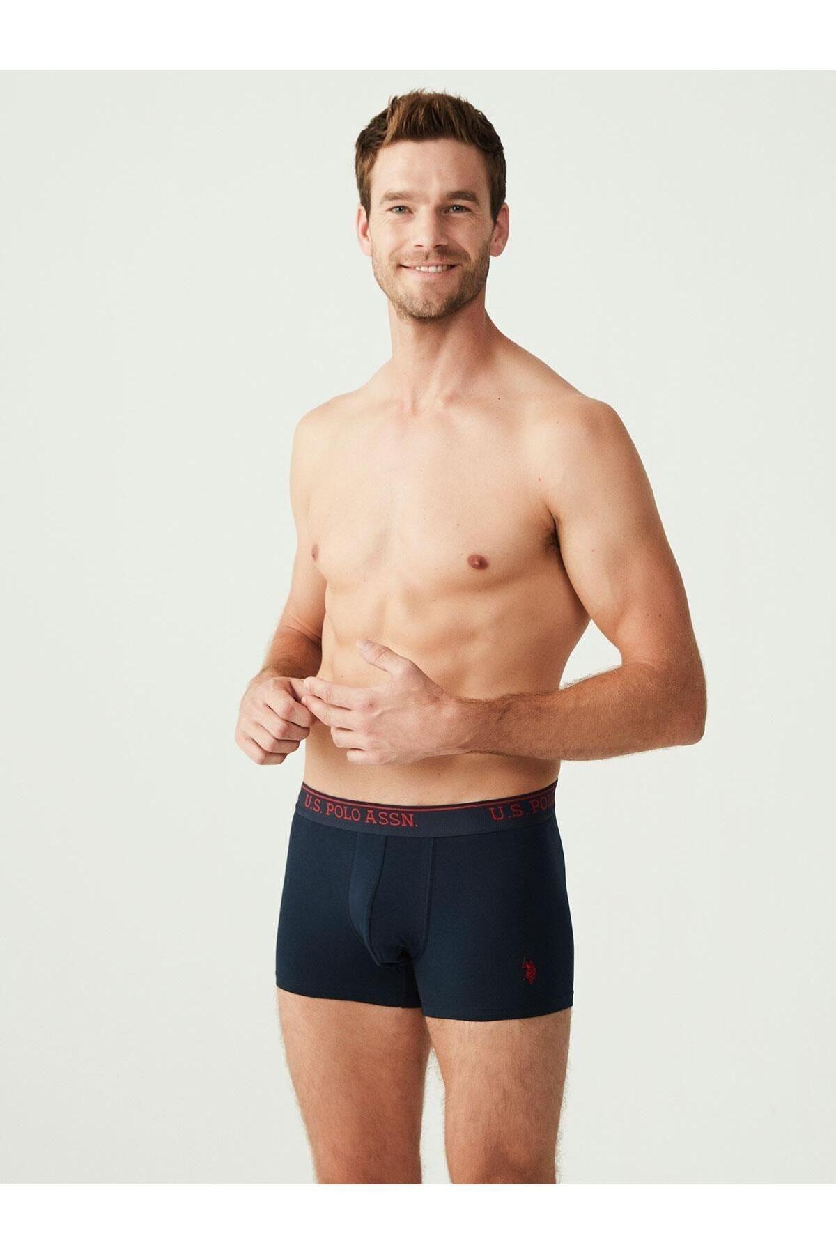 Us. POLO Assn. Pamuklu Düz Dikişli Erkek Boxer U.S. Polo Assn. 90005 - Görsel 5