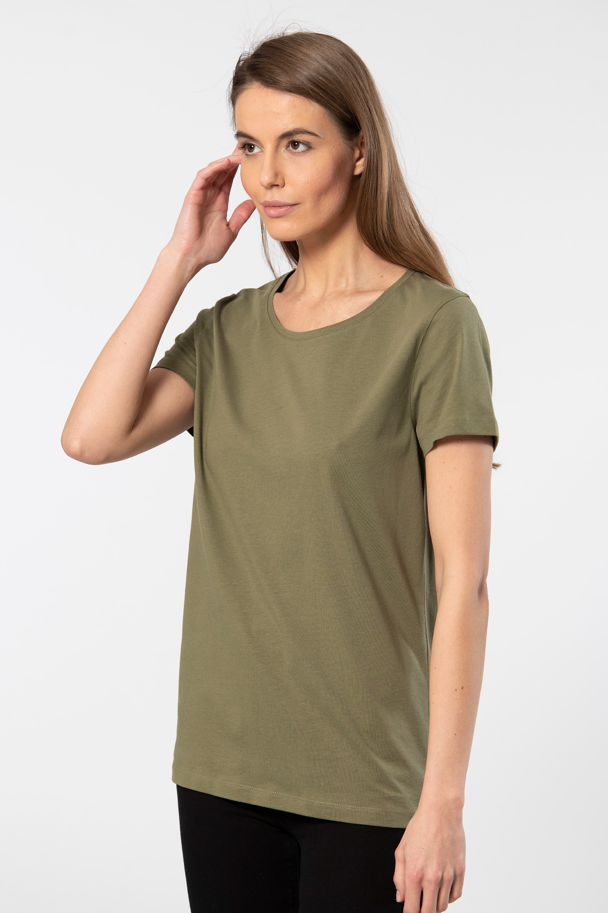 Wtshirt Pamuklu Düz Kesim Kısa Kollu Tişört Wtshirt 1 - Görsel 2