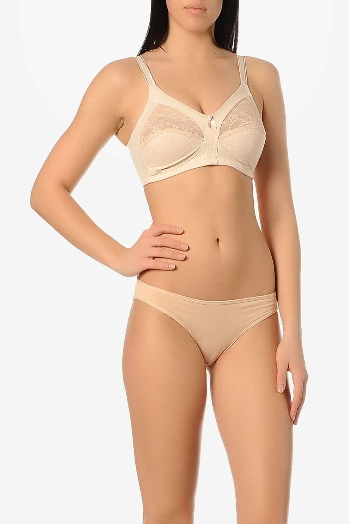 Minimizer Desteksiz Balensiz Toparlayıcı Sütyen Yeni İnci 1905 - Ten