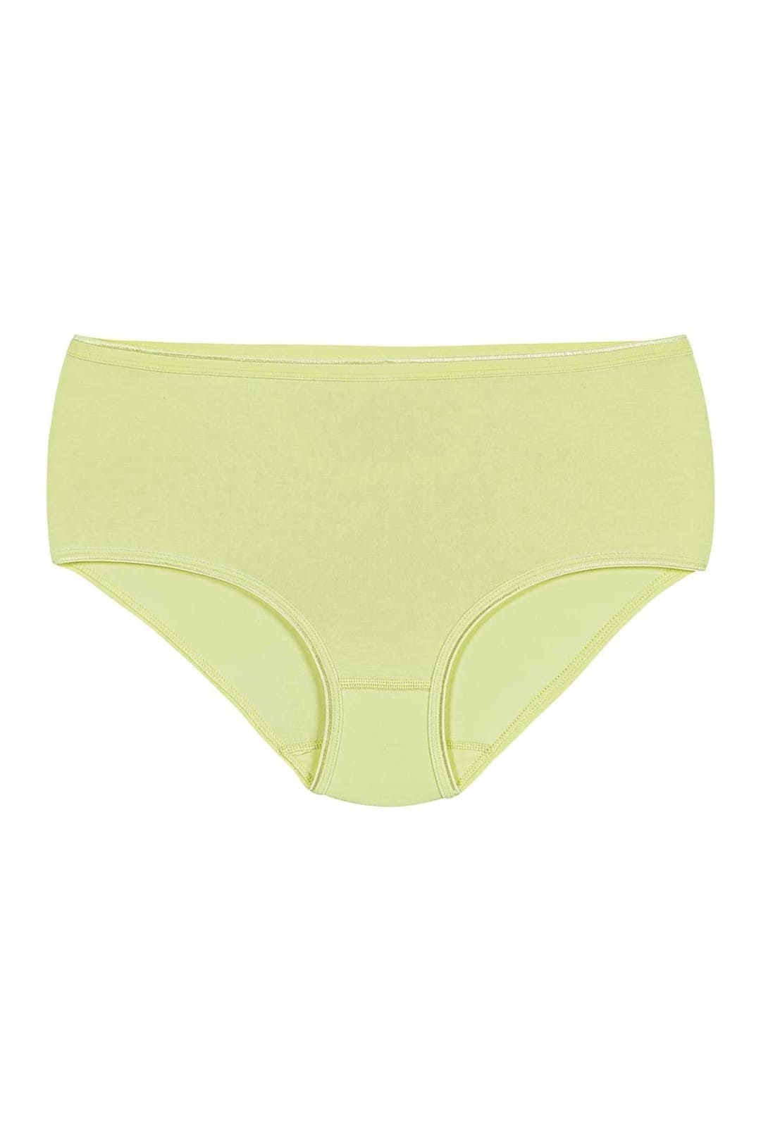 Likralı Yüksek Bel Bato Külot Yeşil Yıldız 3742 - Yeşil