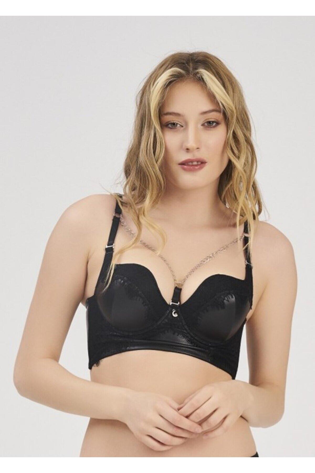 Moonlight Zincirli Deri Body Fantezi Moonlight 2214