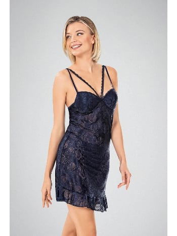 Şeffaf Dantel Detaylı Body Takım Ahu 7738 - 2