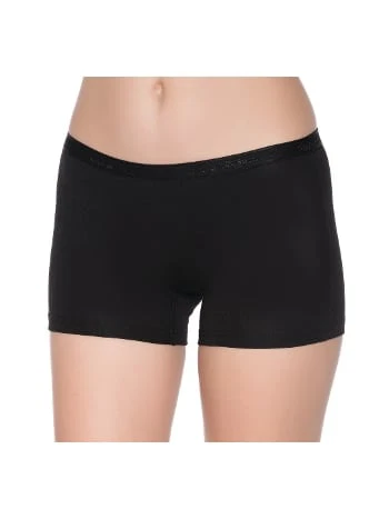 3'lü Paket Yüksek Bel Modal Boxer Kadın Siyah Yıldız 3625 - 2