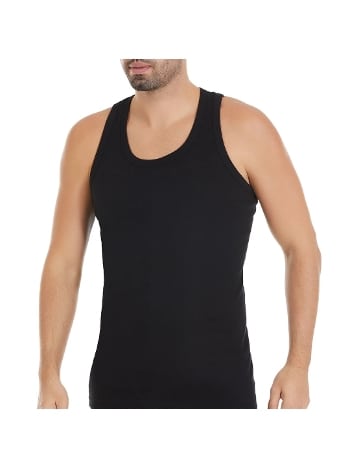 Pamuklu Ribana Kesim 3'lü Paket Erkek Atlet Yıldız 17