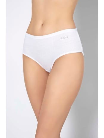 Yüksek Bel Rahat Pamuk Ribana Bato Külot Lüx DRM 094