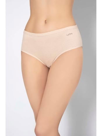 Yüksek Bel Rahat Pamuk Ribana Bato Külot Lüx DRM 094 - 2