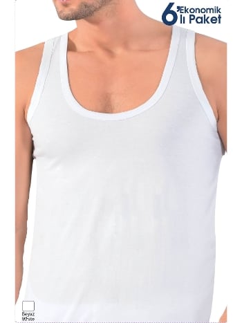 Pamuk Ribana Kolsuz Atlet Lüx DRM 6001