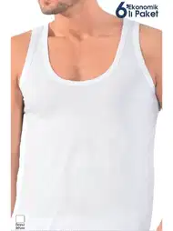 Pamuk Ribana Kolsuz Atlet Lüx DRM 6001