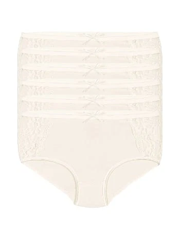 Yüksek Bel Dantelli Bato Külot Pamuklu Yıldız 3797