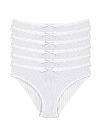 Yüksek Bel Likralı Kadın Bikini Külot Yıldız 3550