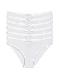 Yüksek Bel Likralı Kadın Bikini Külot Yıldız 3550